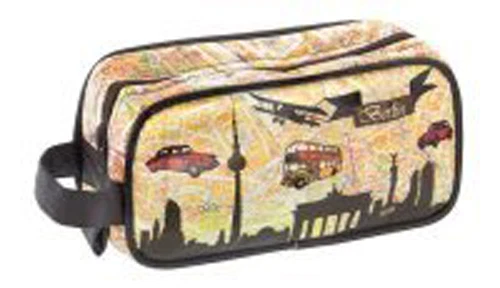 Wendekreis Stiftemäppchen Kulturtasche Plan B Kunstleder 21 x 10 cm