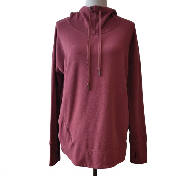 sweaty-betty washed luxe thumbhole escape hoodie