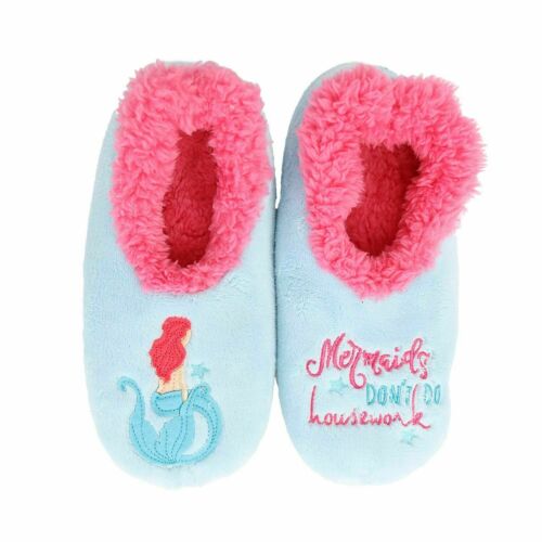 ~❤️~SNUGGUPS Quotes Womens Slippers Ladies Socks Mum Birthday Present - Picture 108 of 109