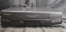 Quasar Omnivision VHQ-451 VCR 4 Head VHS Video Cassette Player Working No Remote