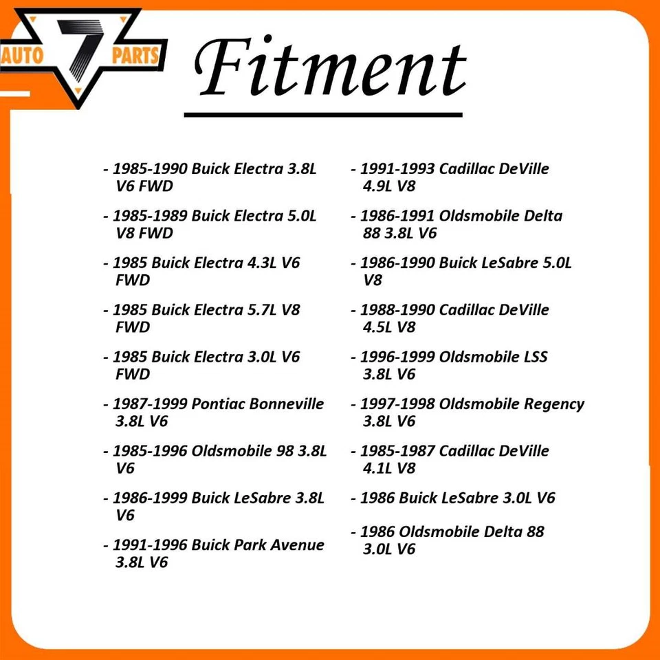 Front Lower Control Arm Bushings For Buick LeSabre 5.0L 1986-1990 - Image 2 of 4