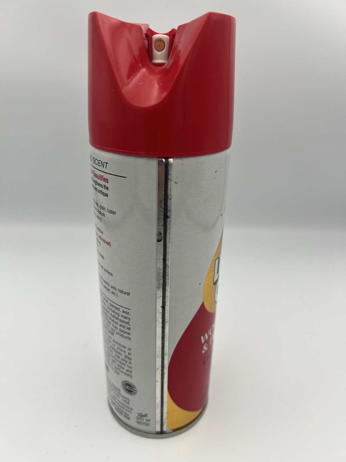 Vintage Scott's Liquid Gold Wood Cleaner 12oz Almond Scent Preservative