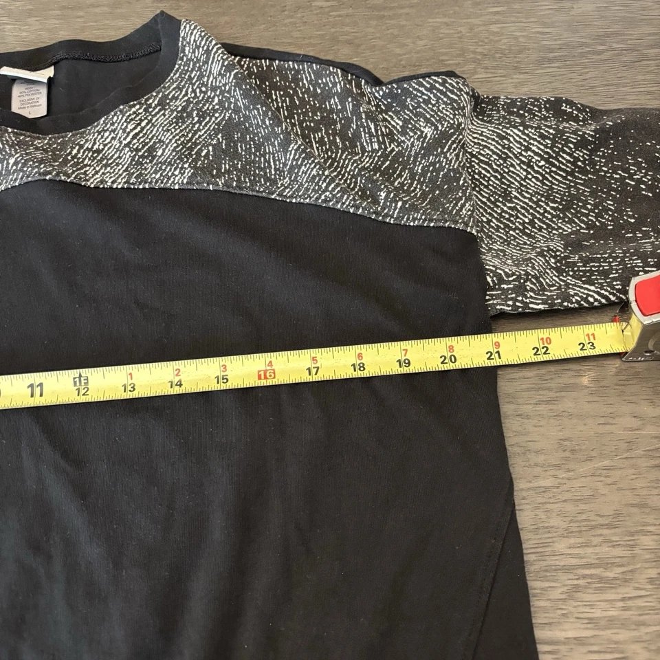 Champion C9 Womens L Black & White Long Sleeve Asymmetrical Athletic Top Comfort - Image 4 of 4