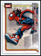 2026 Topps Chrome Marvel Spider-Girl Refractor Parallel #161 Makawalu Akana