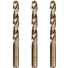 Premium 11mm Drill Bit Set, 3-Piece Pack, M35 Cobalt Steel, Dual Twist Flute,...