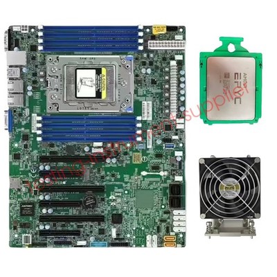 AMD EPYC 7251+Supermicro H11SSL-i + 4u-sp3 cooler motherboard+ CPU+cooler