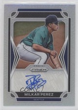 2021 Panini Prizm Draft Picks Auto Milkar Perez #AU-MP Auto 06rp