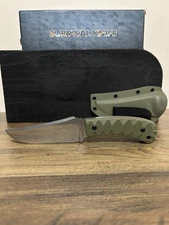 Fox Knives Survival Knife With Sheath  G10 Scales