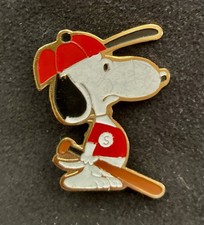 Pin's vintage Baseball Snoopy 1972 United Features Syndicate 1972 Peanuts