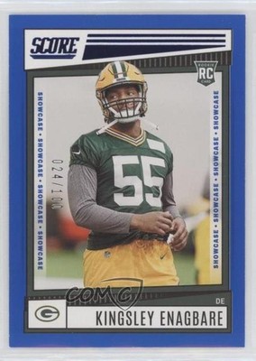 2022 Score Rookies Showcase 24/100 Kingsley Enagbare #318 Rookie RC v1x