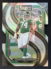 Olumuyiwa Fashanu Rookie 2024 Panini Select Silver Prizm Die Cut #192 NY Jets