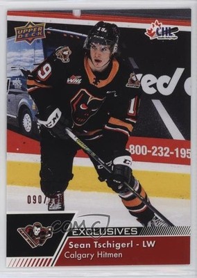 2022-23 Upper Deck CHL Exclusives 90/100 Sean Tschigerl #172 15k9