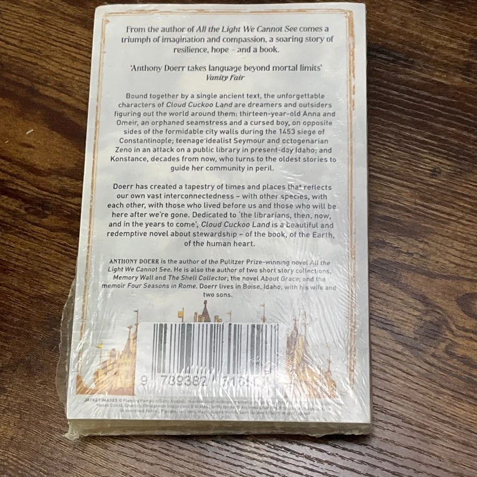 Cloud Cuckoo Land Anthony Doerr Hardcover Book New Sealed Pulitzer Prize Foto 2 de 2