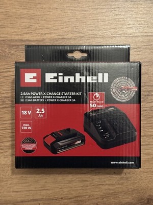 Einhell 2.5 Ah Power X-Change Starter Kit Akku + Ladegerät 18V 