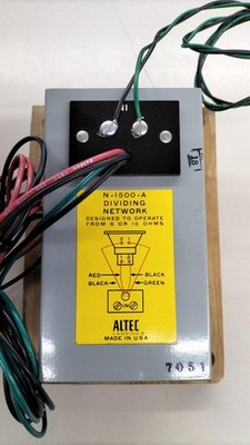 Altec Lansing N-1500-A Dividing Network Crossover Pair Set Vintage