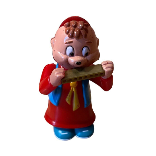 Vintage Alvin & Theodore The chipmunks Band Wind Up Toys 1983 for parts/repair - Picture 5 of 8