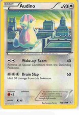 Audino 108/124 Uncommon Dragons Exalted Pokemon HP