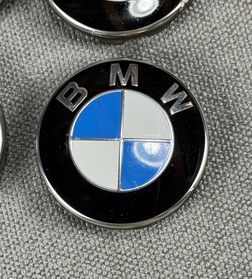 Оригинальный комплект из 4 активных гибридных центральных колпаков BMW серии 1-7 серии серии M X Z 1988-2018 годов выпуска - Изображение 2 из 4