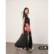 ARRANGE Embroidered Floral Maxi BNWT Sz 12