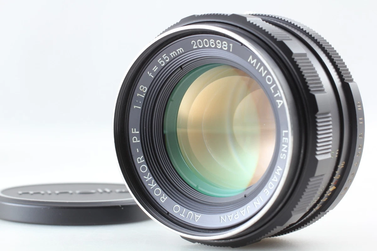 Minolta Rokkor PF 55mm Focal f/1.8 Camera Lenses for sale | eBay