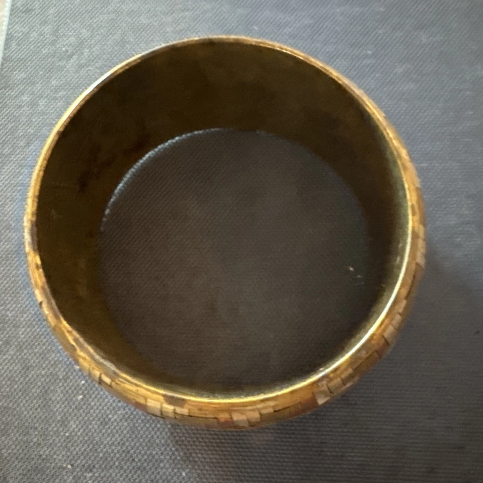 Brazalete de cobre tricolor para terapia del dolor de artritis brazalete energético tricolor 65 mm Foto 3 de 4