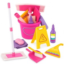 11 PCs Kids Cleaning Set Creative Pretend Play Housekeeping Preschool Activity