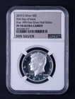 2019-S Silver Kennedy Half Dollar Proof FDOI PF70 Ultra Cameo BB077
