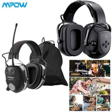 Mpow Headsets Bluetooth Ear Defenders Ear Muffs Hear Protect Noise Reduction