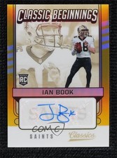 2021 Panini Classics Classic Beginnings Gold Signatures 50/50 Ian Book Auto ux1