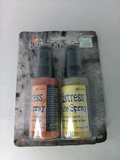 Tim Holtz 2oz Distress Spray 2ct Carved Pumpkin / Mustard Seed 