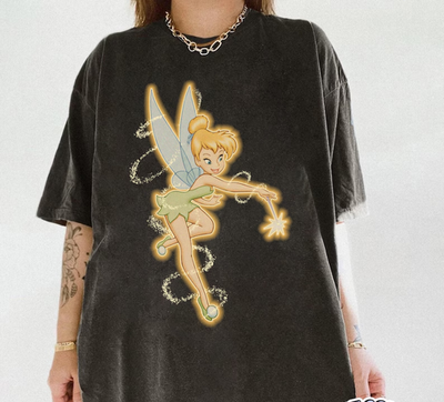 Vintage Tinker Bell Short N Sweet Shirt, Fairy Tee, Retro