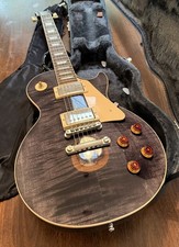 2003 Gibson Les Paul Standard Plus Trans Black 60’s Rare w/OHSC