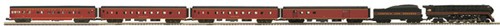 Juego de tren de pasajeros de vapor calibre O MTH 20-3365-1 Norfolk y Western con PS 2,0 MT | Zustand: New