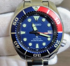 SEIKO Prospex SBDC057 Diver Scuba Pepsi Men's Automatic Watch Working