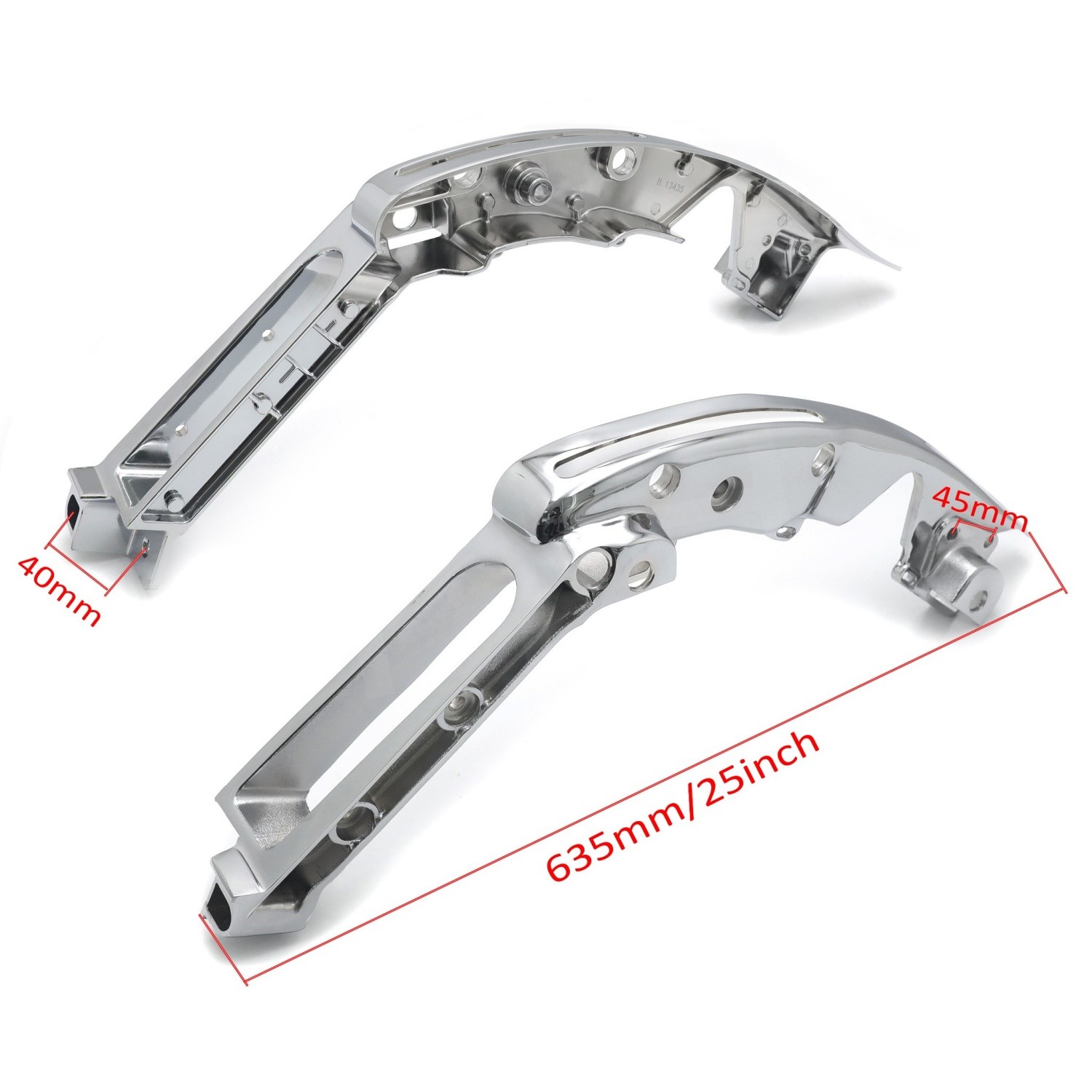 Fender Chrome Support Kit for 2014-2024 Harley-Davidson Touring Models
