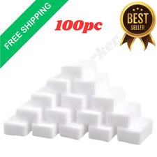 100PCS Magic Sponge Eraser Melamine Cleaning Foam Thick Multi Surface Cleaning