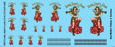 Nose Art Lady Jayes Luck Opaque Waterslide De...