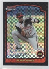 2003 Bowman Chrome X-Fractor Aaron Boone #57 2i9