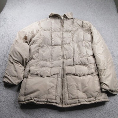 Walls Blizzard Pruf Down Jacket Mens 48 Tall Beige Quilted Insulated Workwear