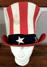 SLASH 🎸 GUNS N ROSES 🎸PERSONALLY OWNED / STAGE WORN AMERICAN FLAG TOP HAT !