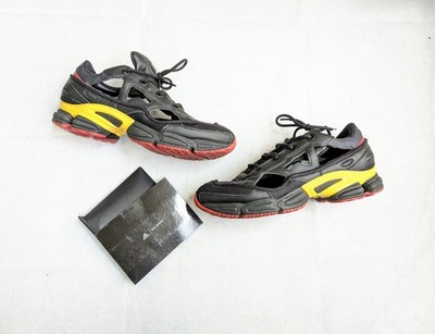 Adidas x Raf Simons OZWEEGO REPLICANT BELGIUM Sneakers Men 11 Black Red F34234