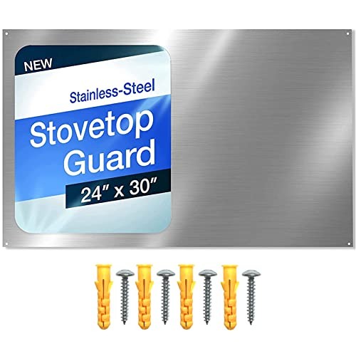 24" x 30" Reversible Metal Backsplash Matching screws | 30" x 24" (1 PACK) - Picture 2 of 8