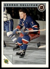 1991-92 Ultimate Original 6 French George Sullivan New York Rangers #29