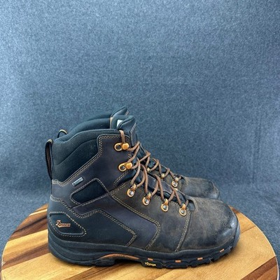 Danner Men's Vicious 6'' Leather GORE-TEX Comp Toe Work Boot Brown/Orange Size 11