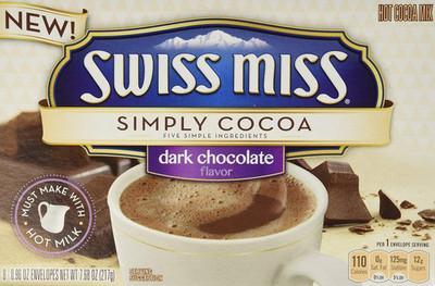 , Simply Cocoa, Dark Chocolate, Hot Cocoa Mix, 8 Count, 7.68Oz Box (Pack of 3)