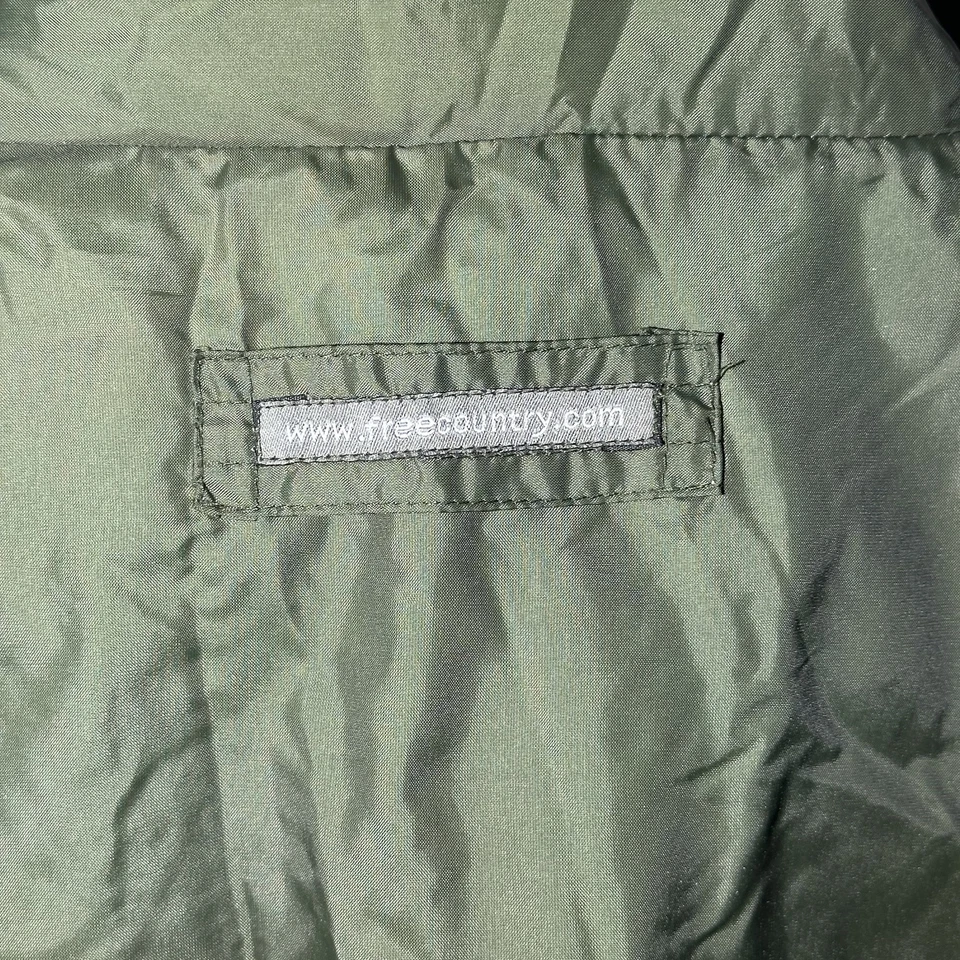 Free country Men’s reversible fleece orange and green hunting vest size L-Xl - Image 3 of 4