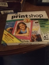 The Print Shop Version 20 Windows XP CD-ROM Broderbund / used/