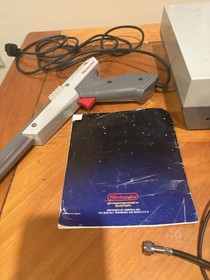 Used Working Tested Nintendo NES System, Zapper w/manual, NES RF, no power cord