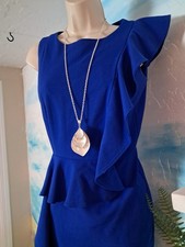 Calvin Klein size 2 fully-lined women's cobalt/navy dress, great condition