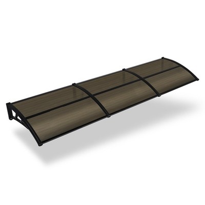 Yescom 30''x120''  Window Awning Door Canopy Cover UV30+ Rain Patio Outdoor Brown